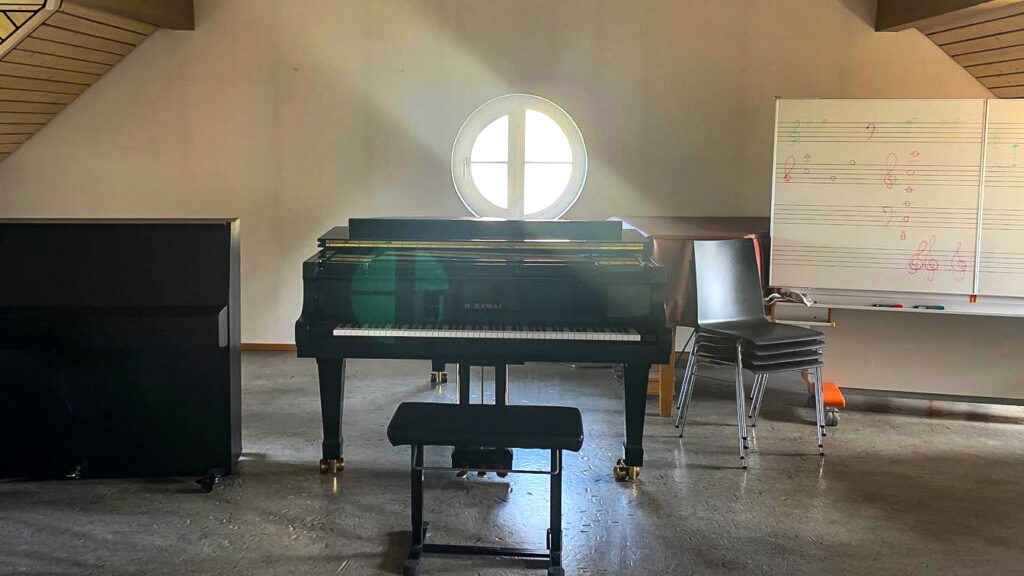 Flügel in der Musikschule Singen