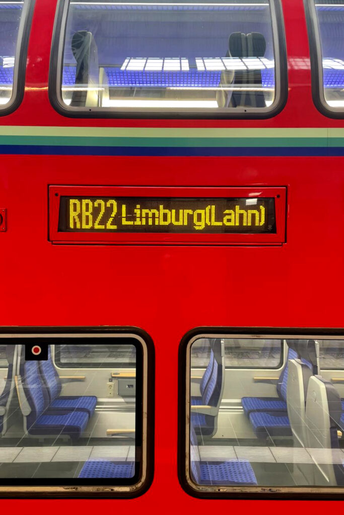Regionalbahn in Limburg